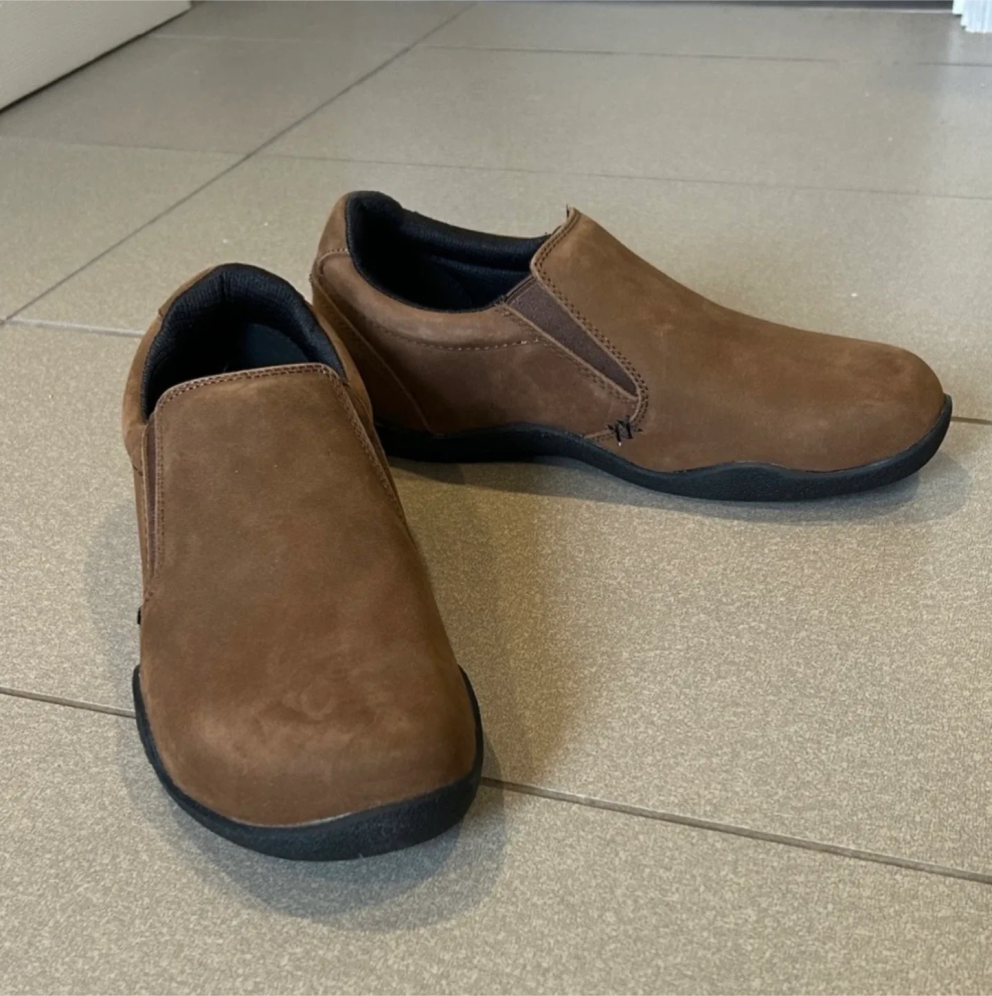 Kuru Kivi Brown Leather Slip-On Shoes image indicator(4)