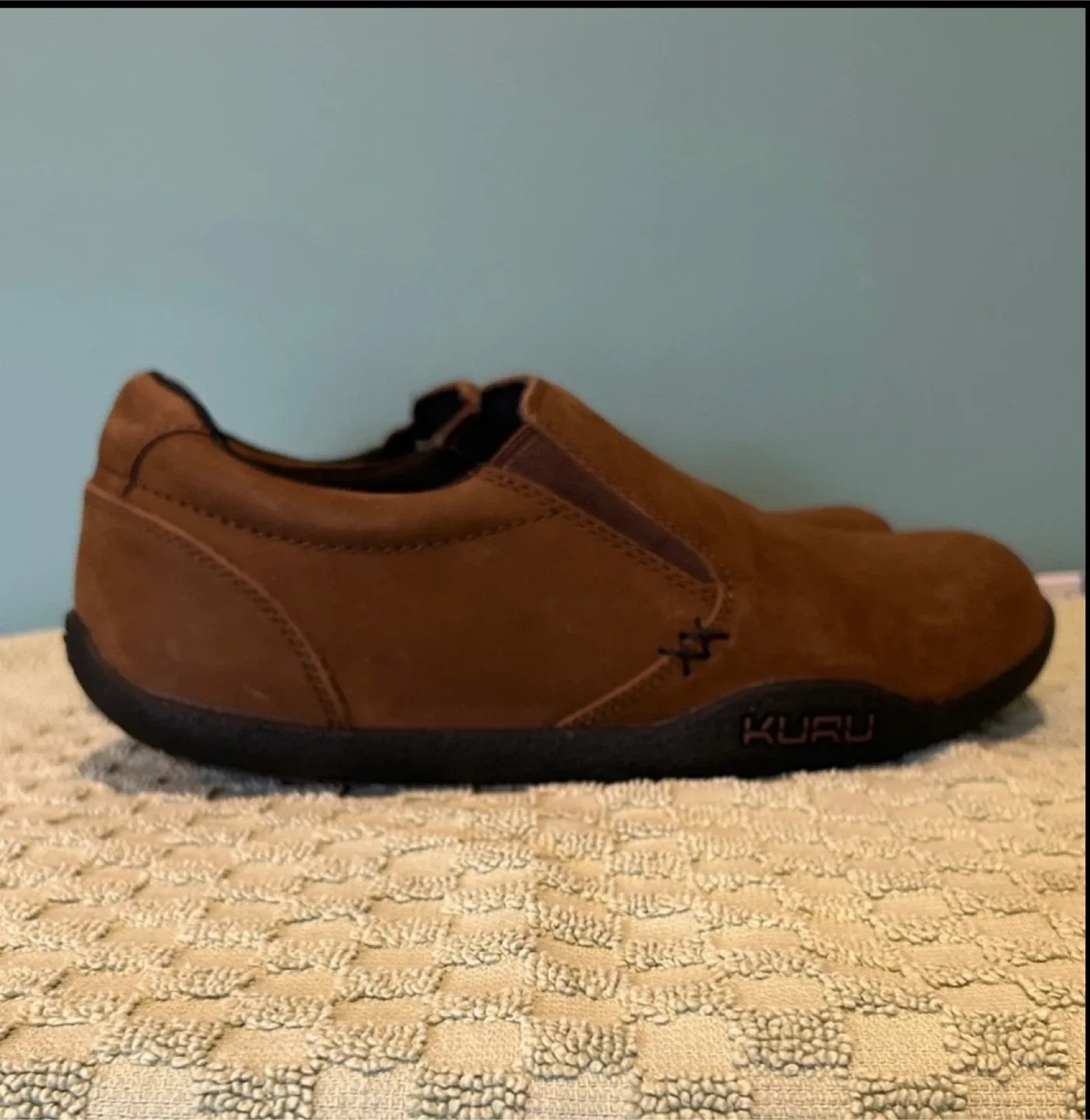 Kuru Kivi Brown Leather Slip-On Shoes image indicator(2)