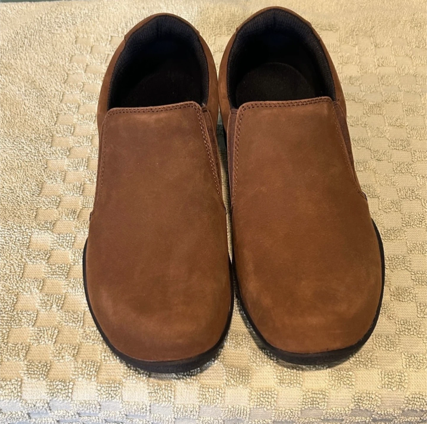 Kuru Kivi Brown Leather Slip-On Shoes