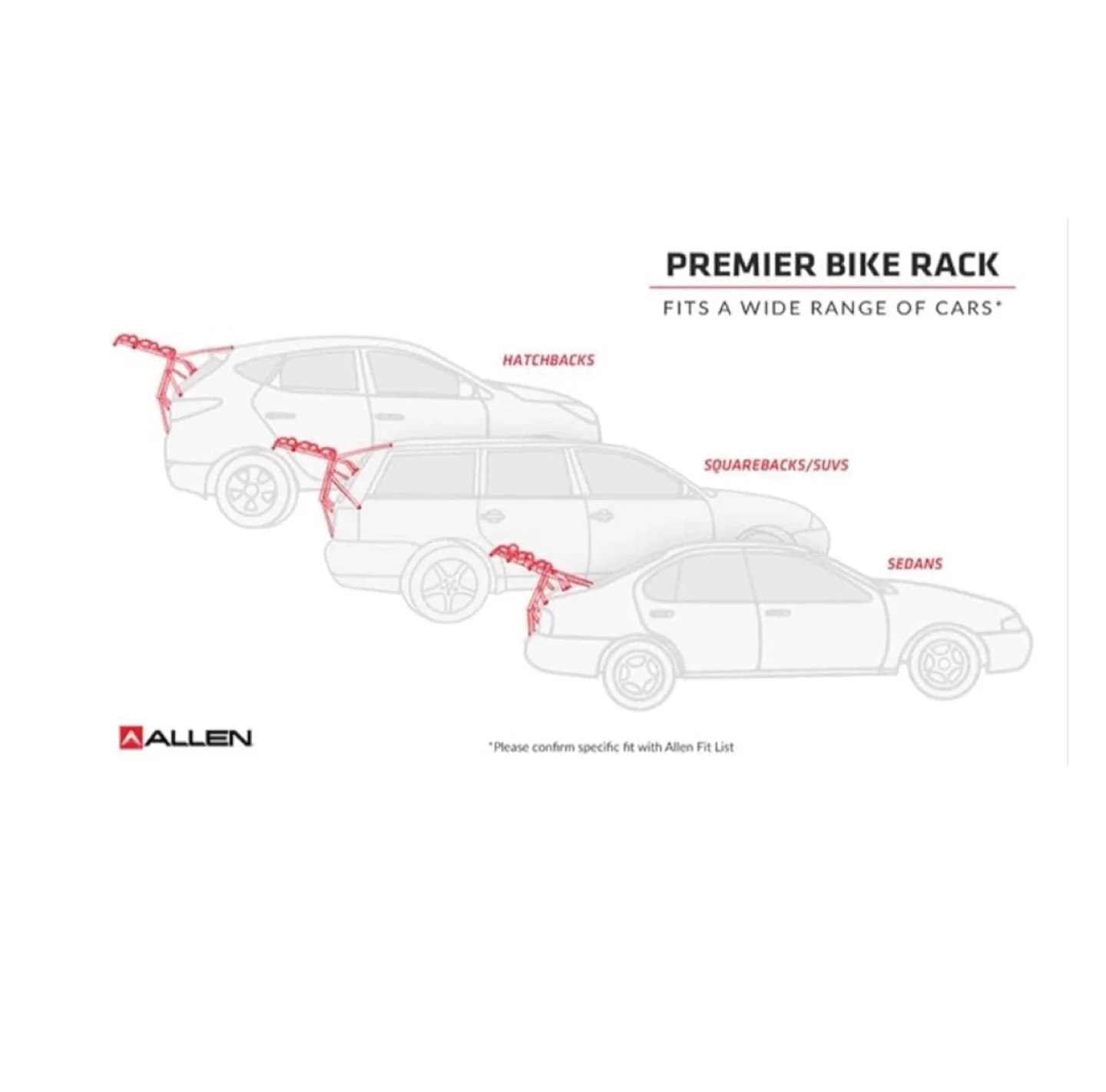 Allen Sports Premier 2-Bike Trunk Rack S102 image indicator(2)