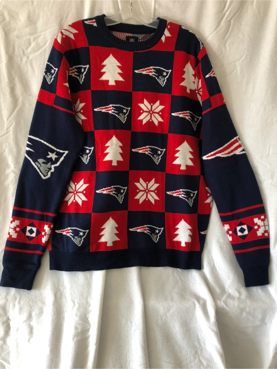 New England Patriots Christmas Sweater