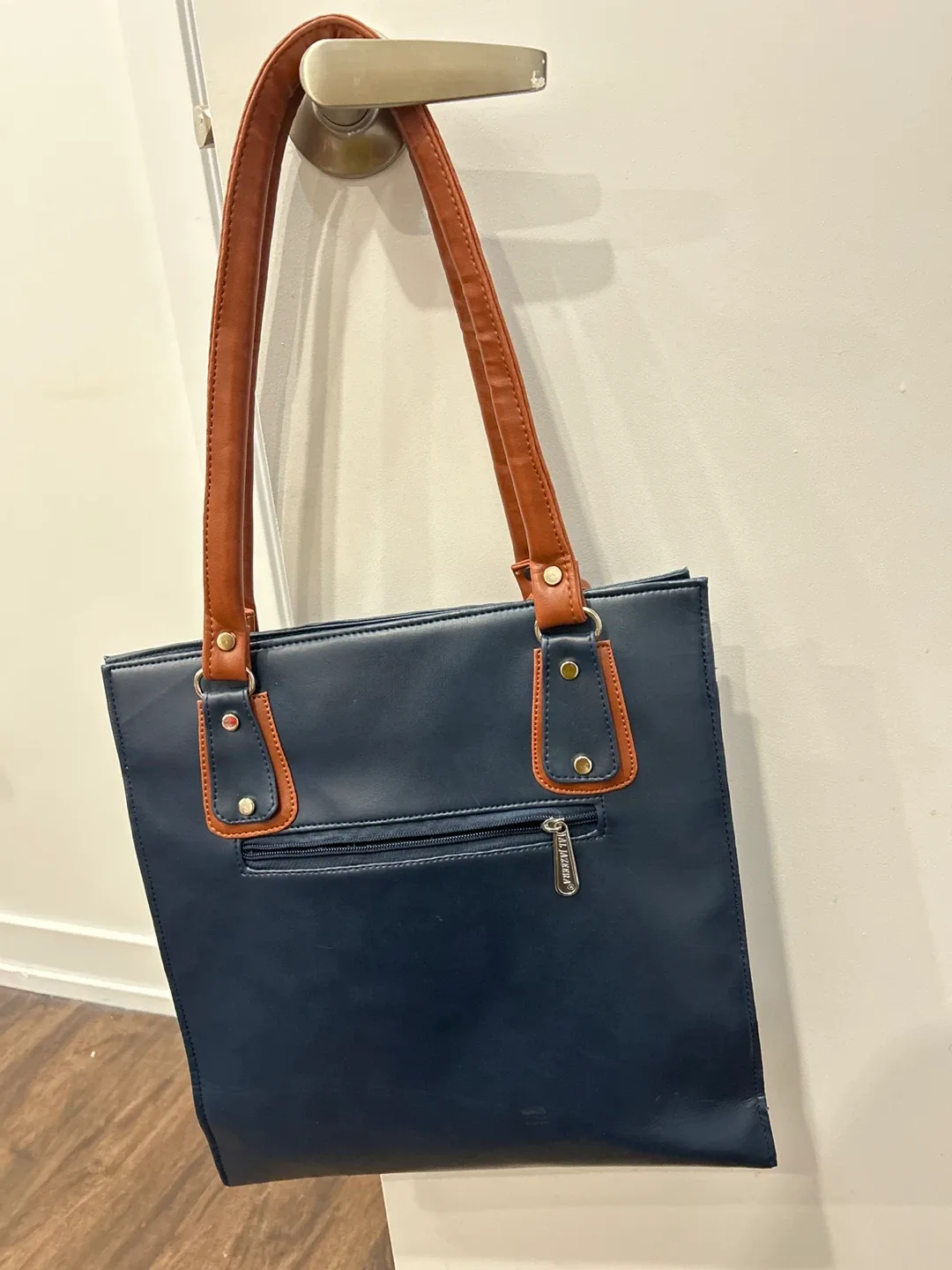 Navy Blue Tote Bag image indicator(2)
