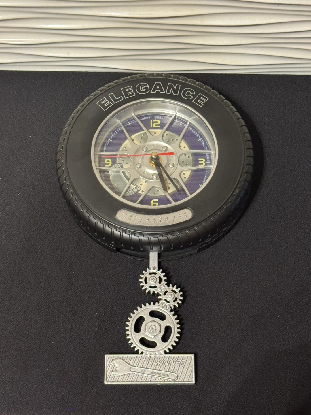 Elegance Tire Wall Clock