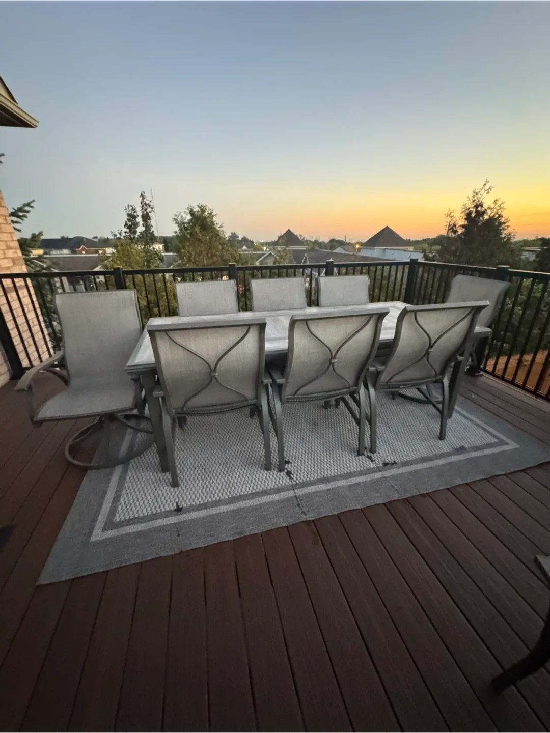 Outdoor Dining Table with 8 Chairs image indicator(3)