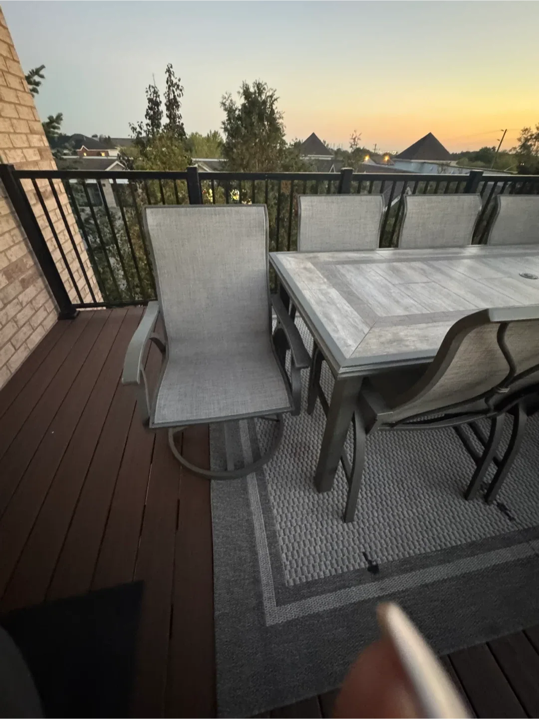 Outdoor Dining Table with 8 Chairs image indicator(4)