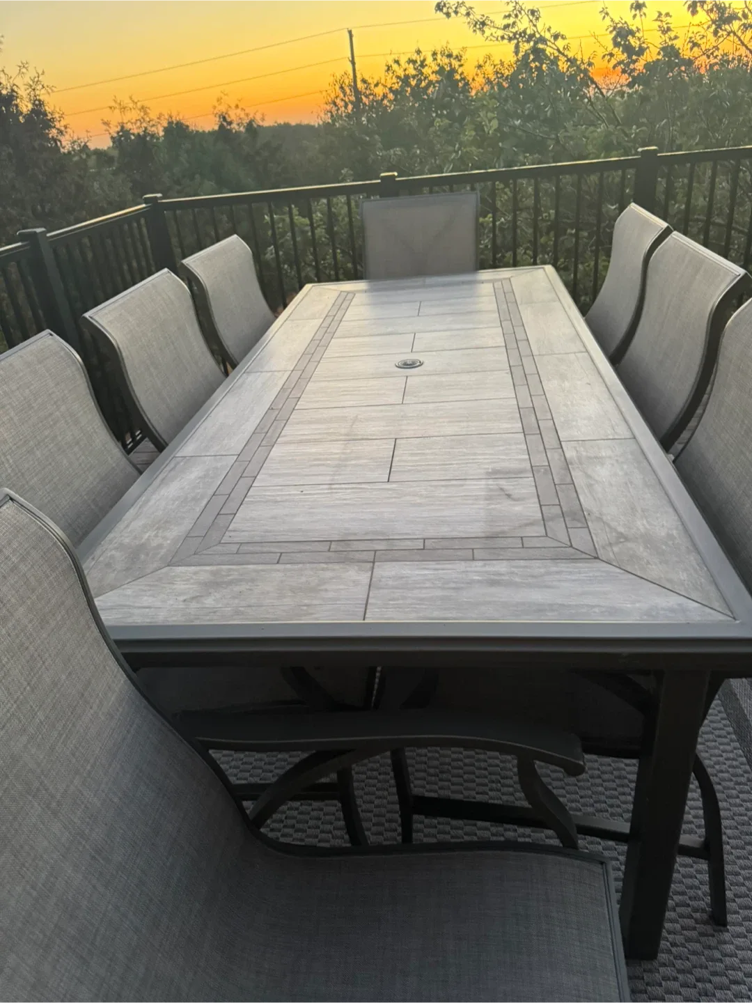 Outdoor Dining Table with 8 Chairs image indicator(2)