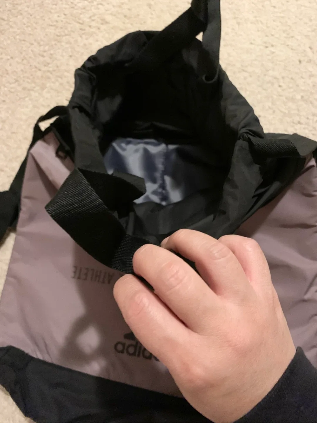 Adidas Golf Gym Tote Sackpack Bag w/ shoulder straps image indicator(4)