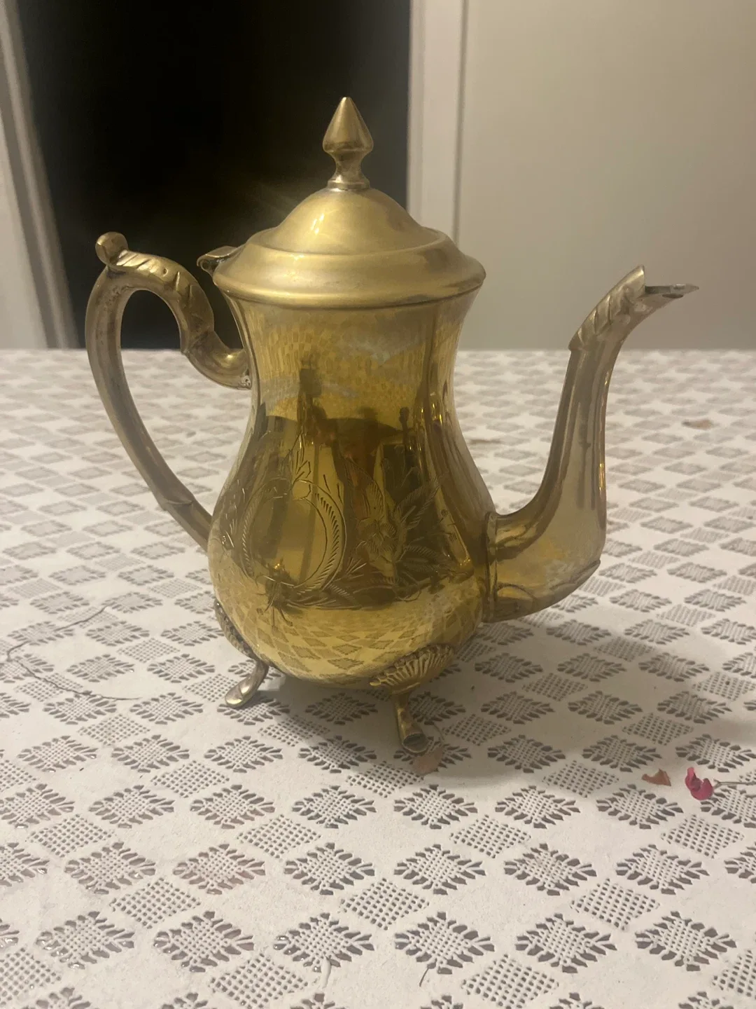 Antique Brass Tea Set image indicator(2)