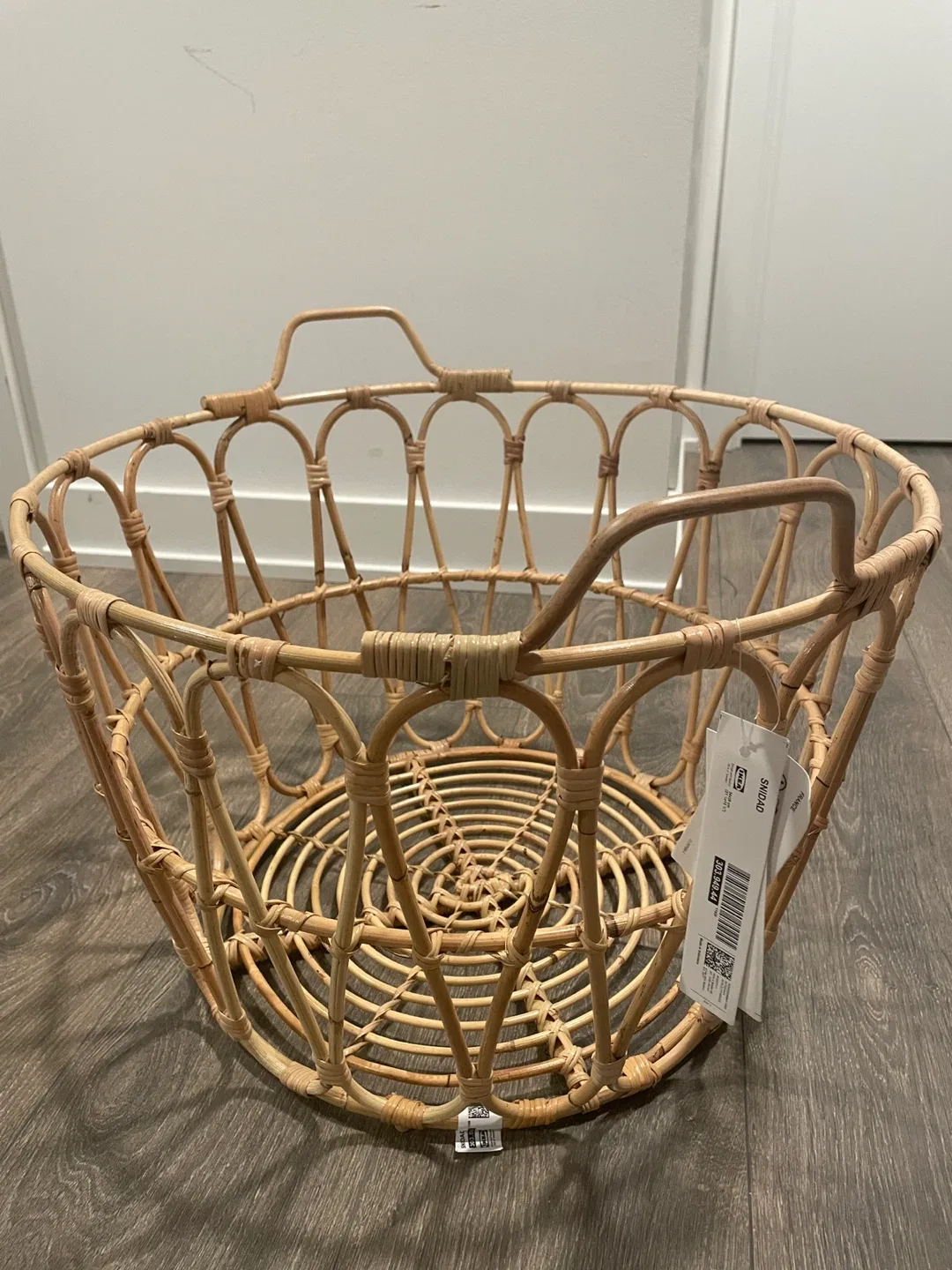 IKEA SNIDAD Basket - Natural Rattan, 54x39 cm thumbnail