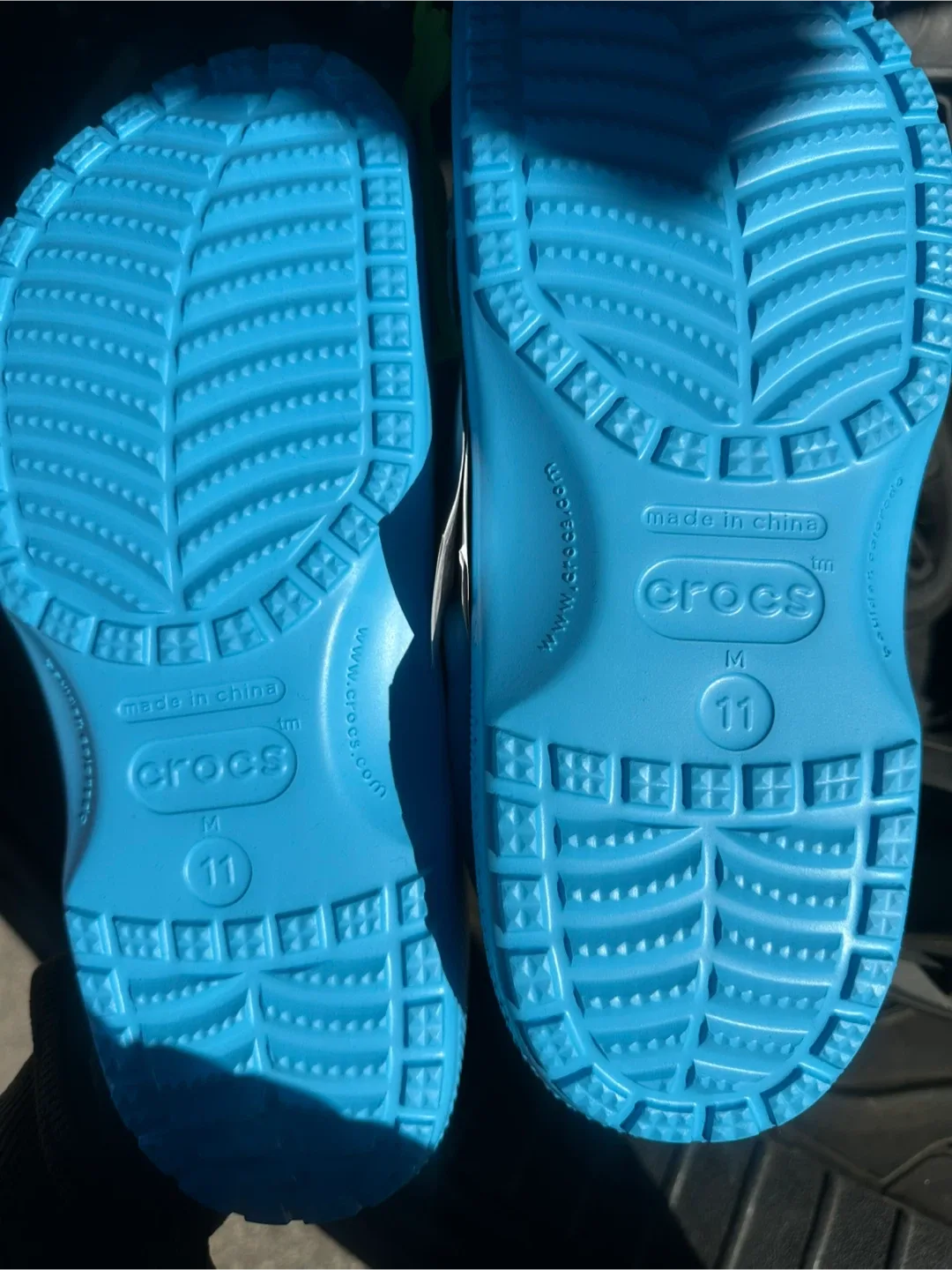 New Crocs Classic Clogs - Size 11 - Blue image indicator(5)