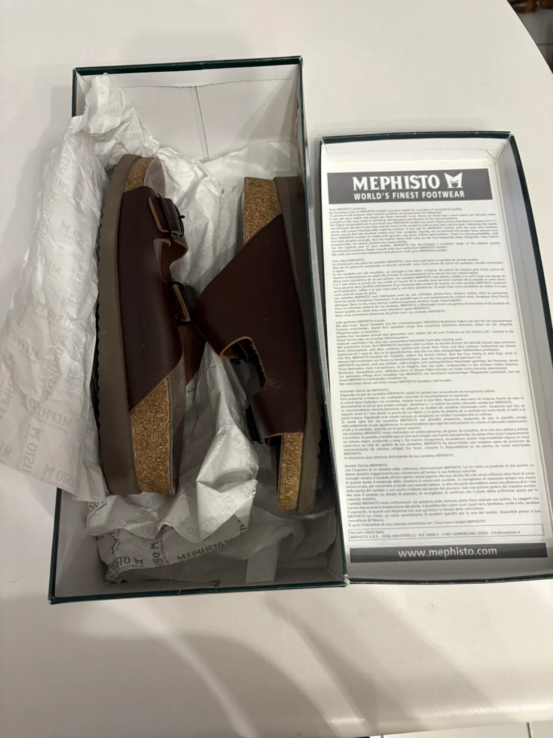 Mephisto women’s Harmony leather sandal size 7 - photo 4