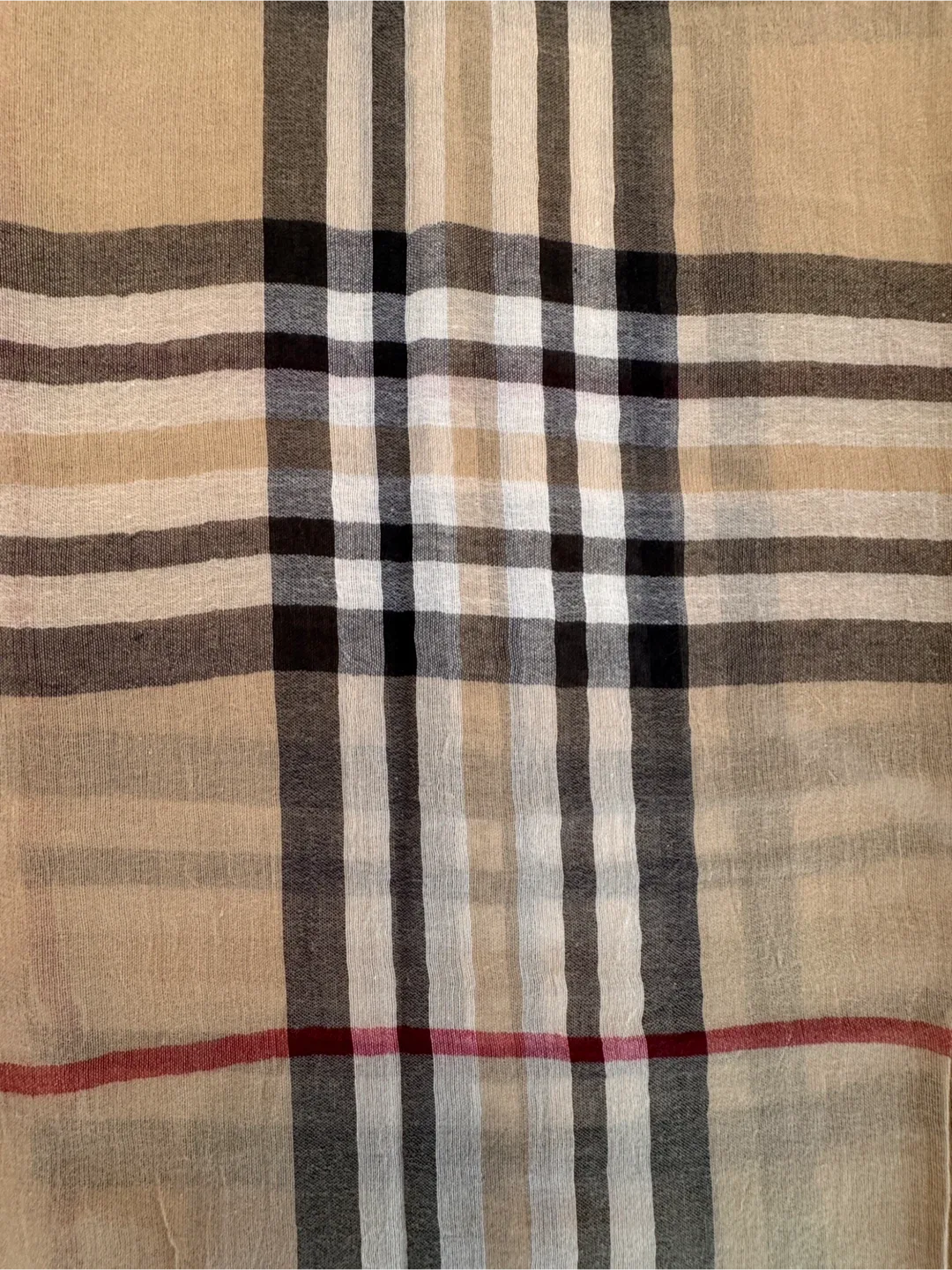 Burberry check Scarf thumbnail