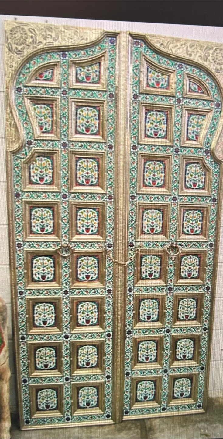 Brand new Decorative Indian Style Double Doors image indicator(2)