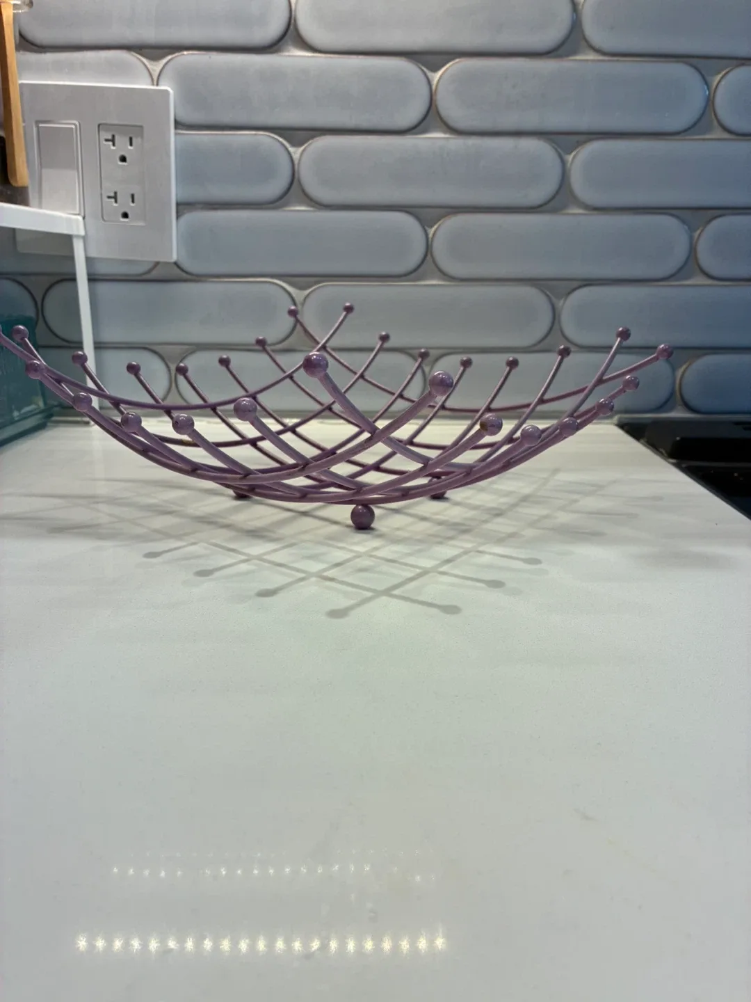 Vintage IKEA Purple Wire Fruit Basket image indicator(2)