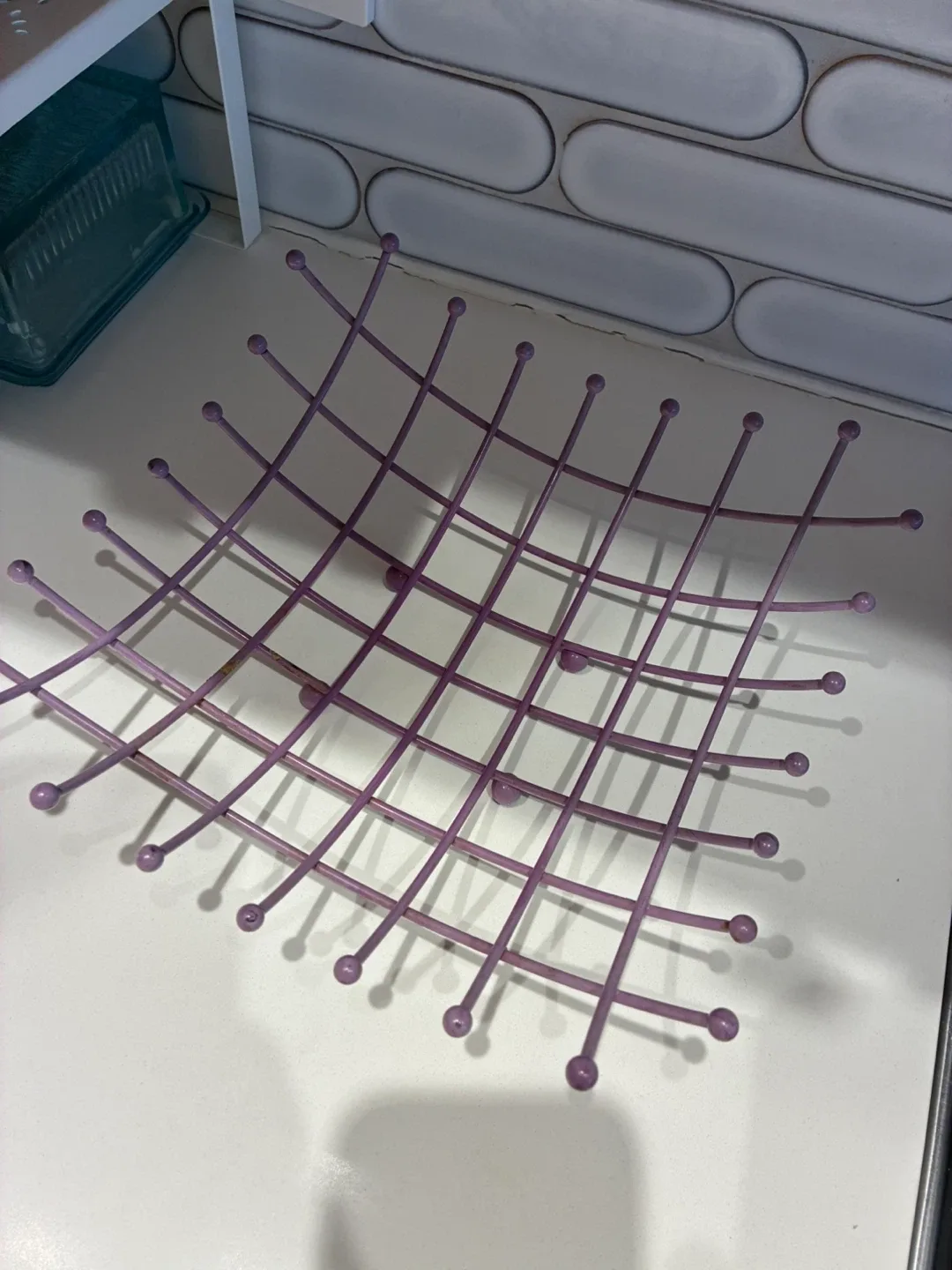 Vintage IKEA Purple Wire Fruit Basket image indicator(3)