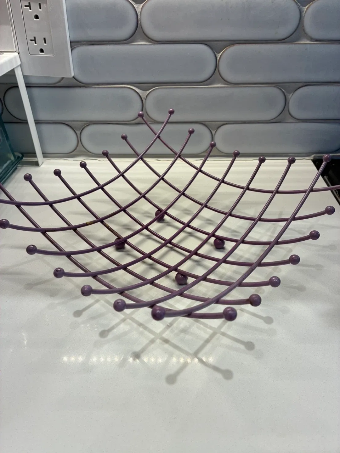 Vintage IKEA Purple Wire Fruit Basket image indicator(4)