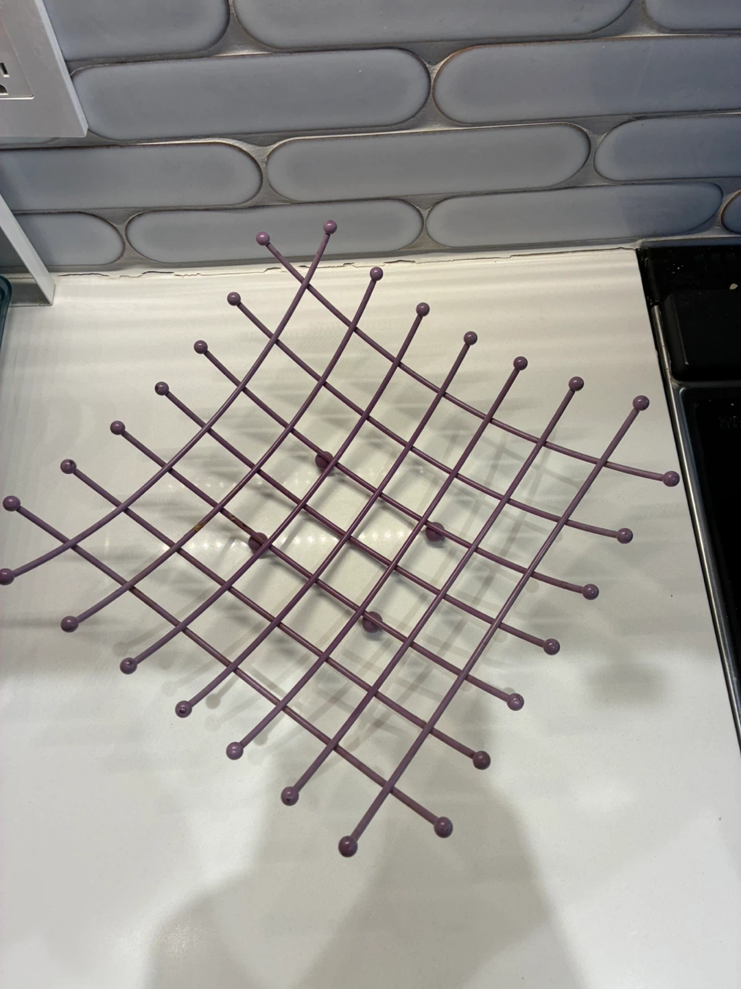 Vintage IKEA Purple Wire Fruit Basket