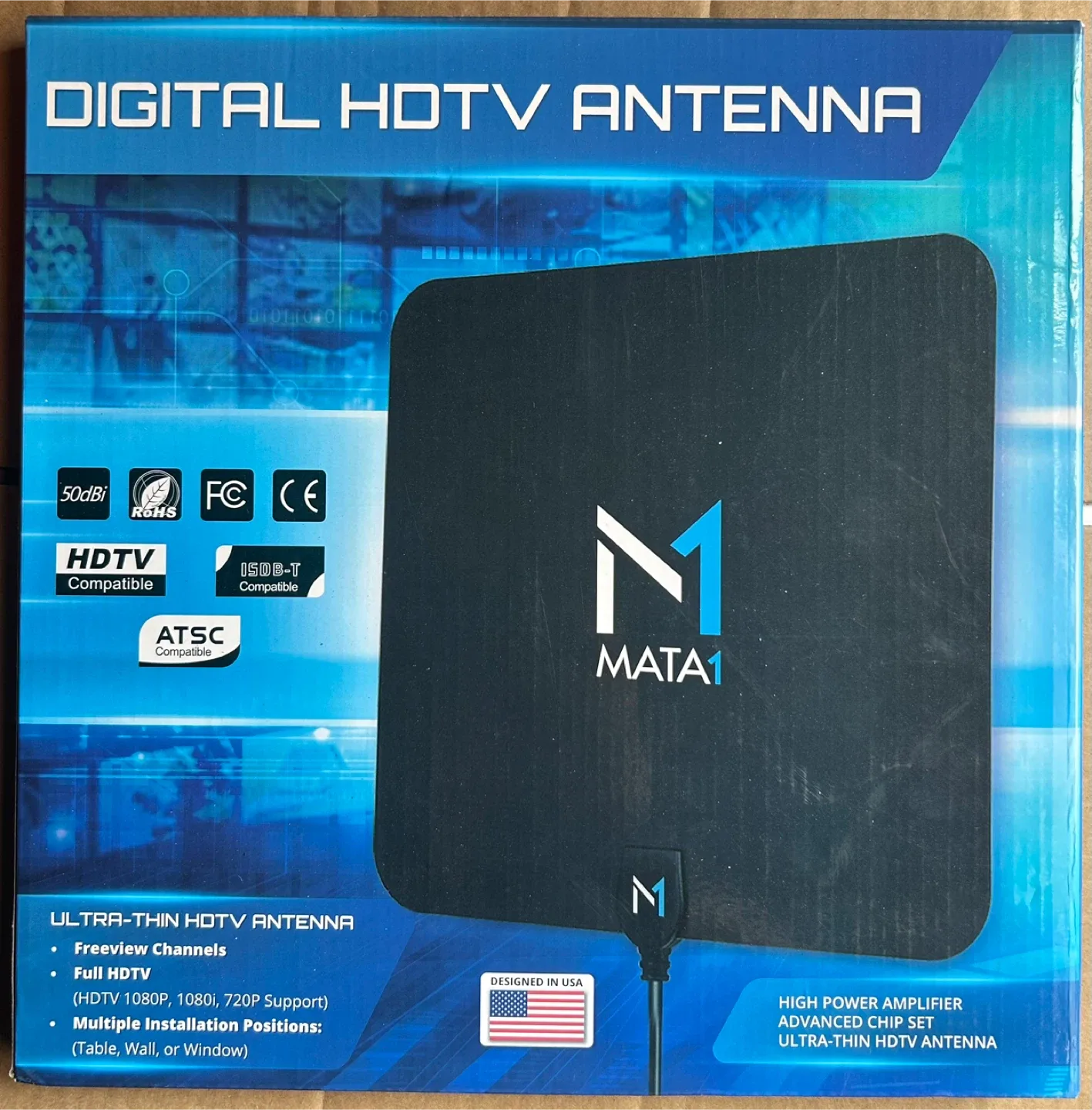 New Ultra-Thin HDTV Antenna thumbnail
