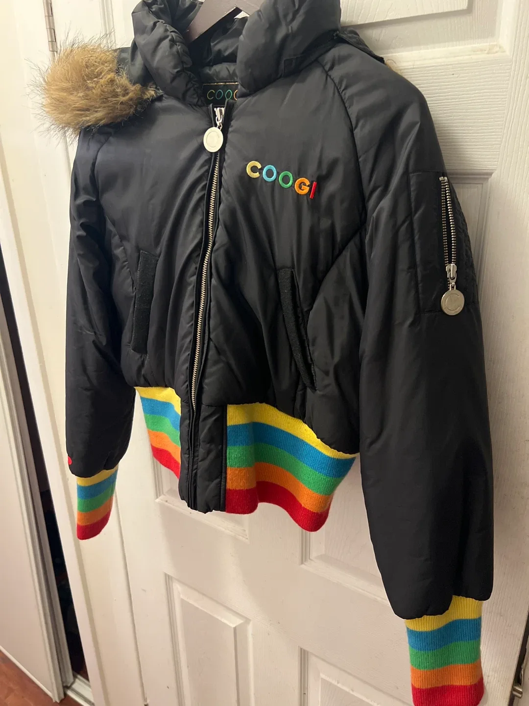 COOGI Black Puffer Jacket thumbnail