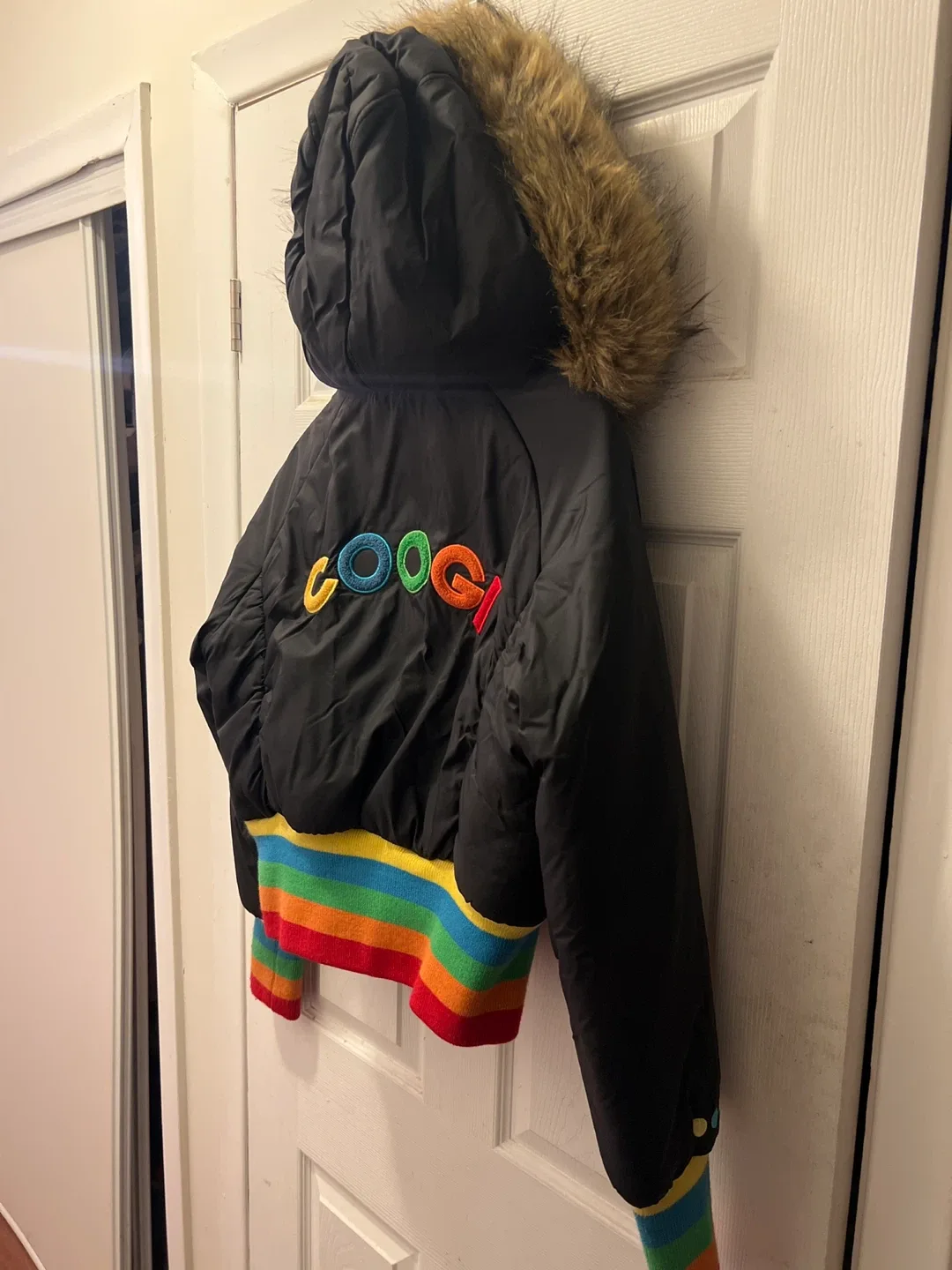 COOGI Black Puffer Jacket image indicator(2)