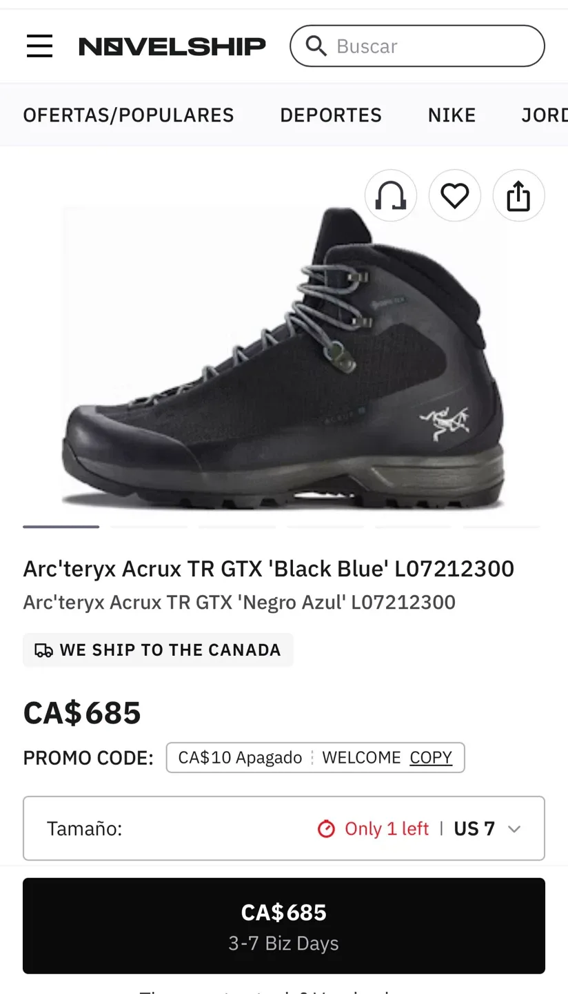 Arc'teryx Acrux TR GTX Boots - Men's Size 8 image indicator(6)