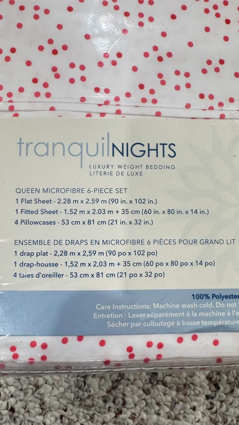 Tranquil Nights Queen Microfibre 6-Piece Sheet Set image indicator(2)