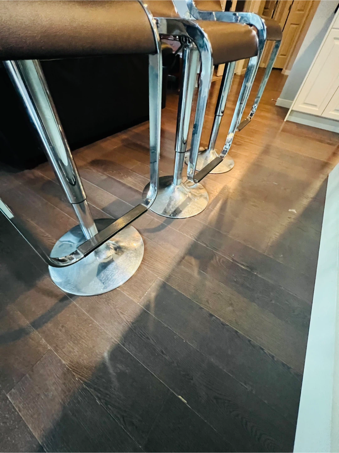 Set of 3 Adjustable Height Bar Stools - photo 5