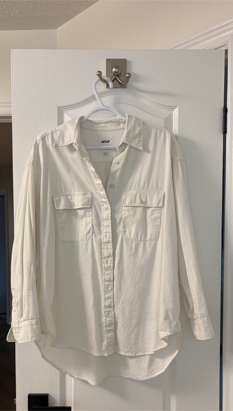 Aerie boyfriend oversized shirt size XS