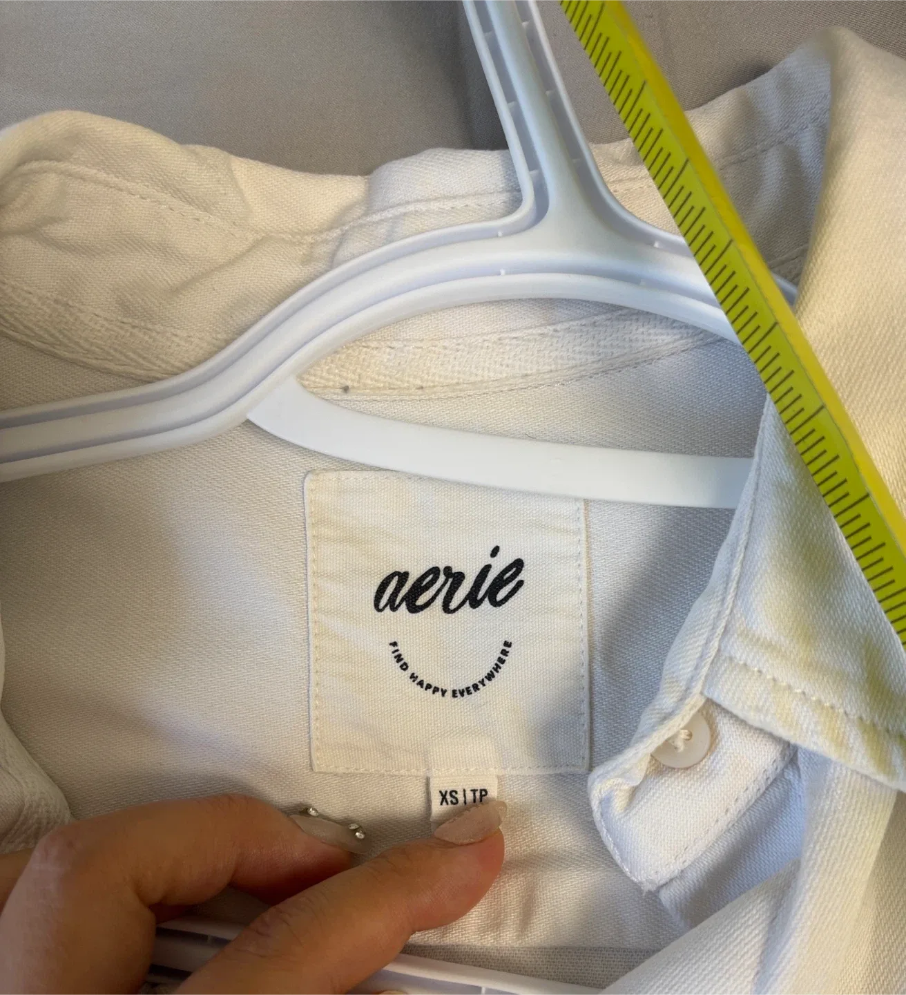 Aerie boyfriend oversized shirt size XS image indicator(6)