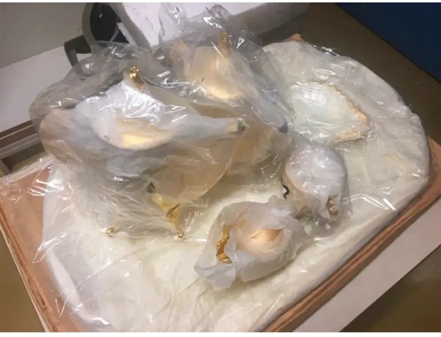 7 piece gold plated tea set NEW image indicator(3)