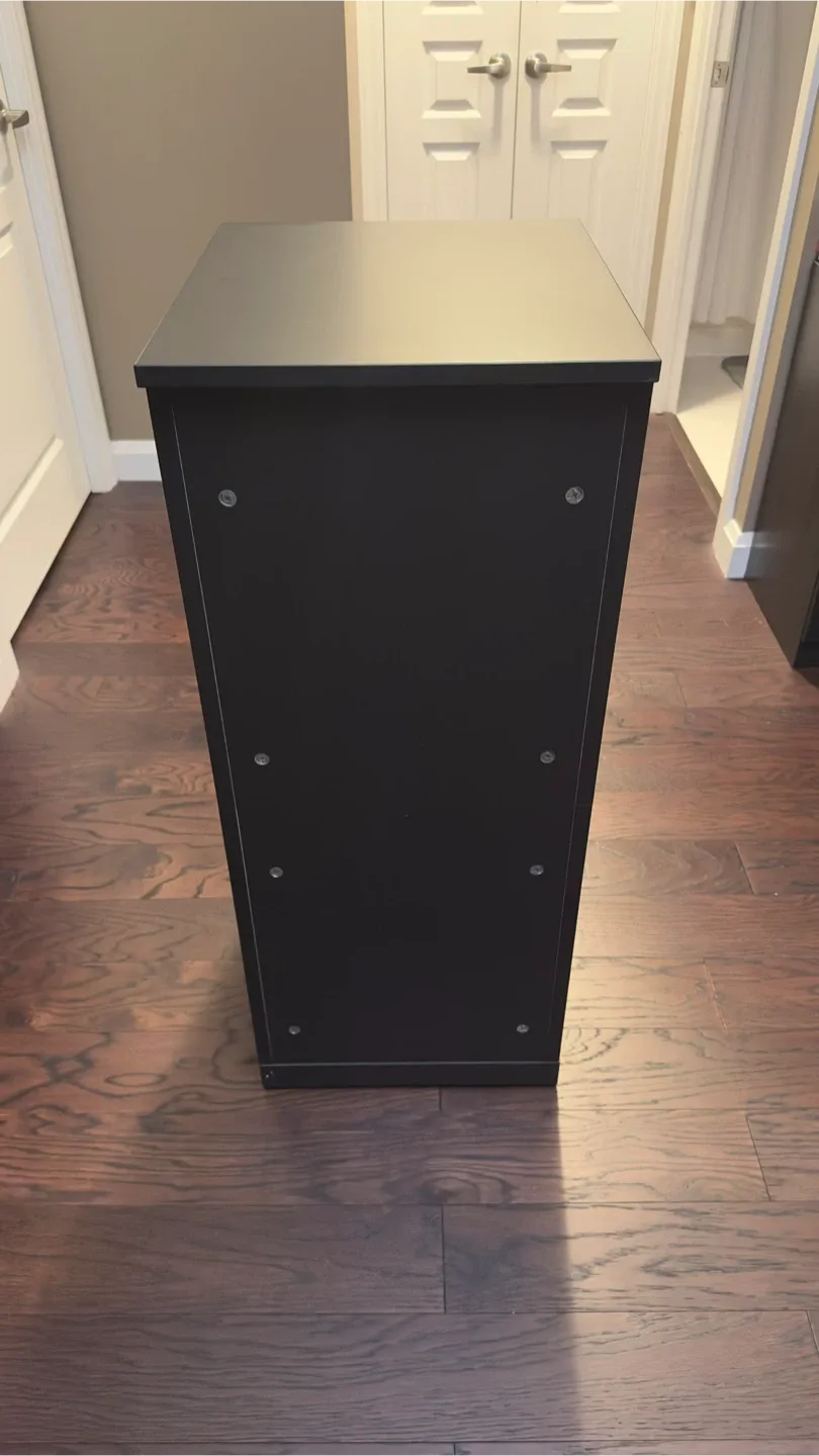 Black IKEA ALEX 4-Drawer Storage Unit image indicator(2)