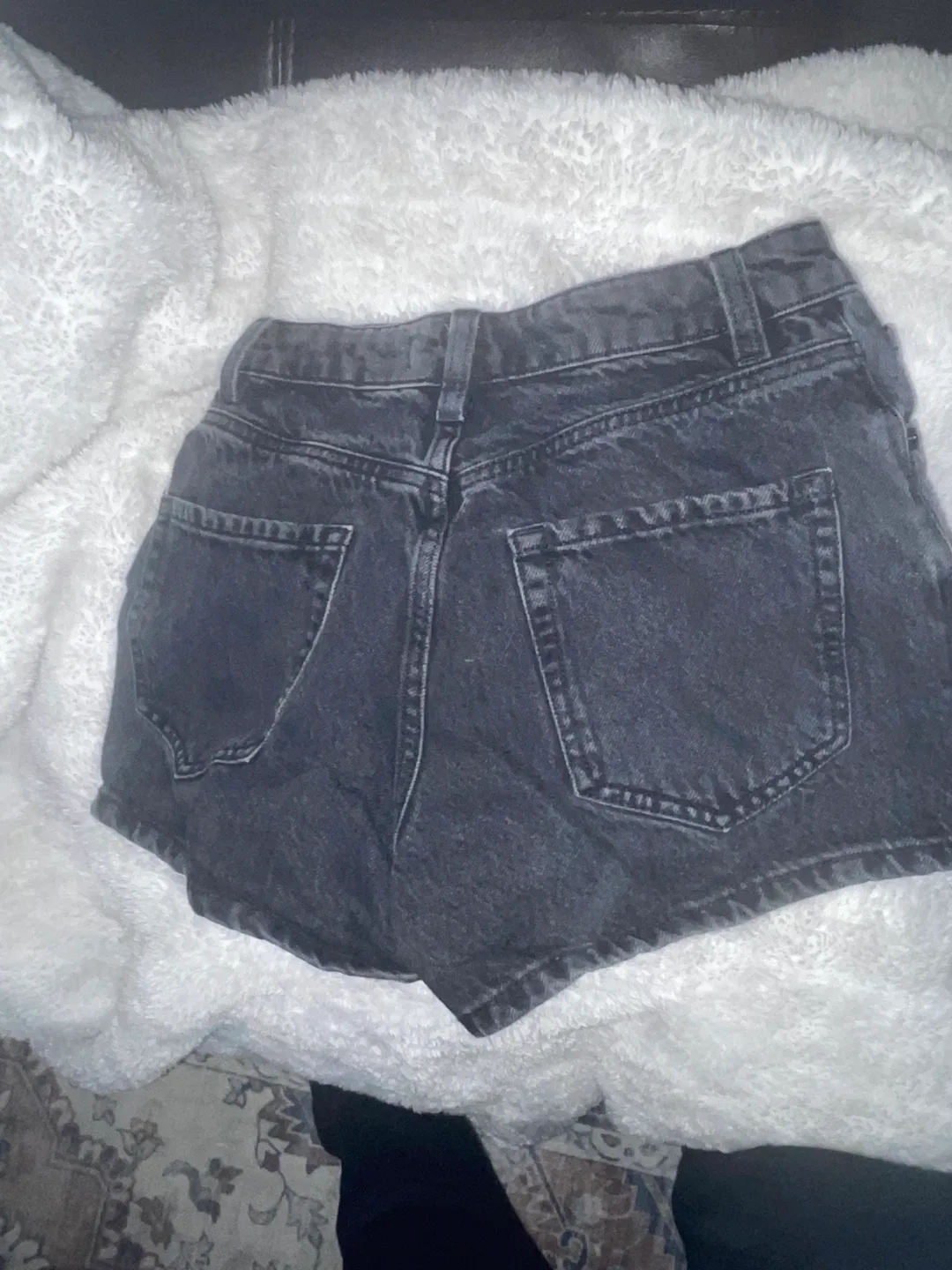 Dynamite Black Denim Shorts - Size 23 image indicator(3)