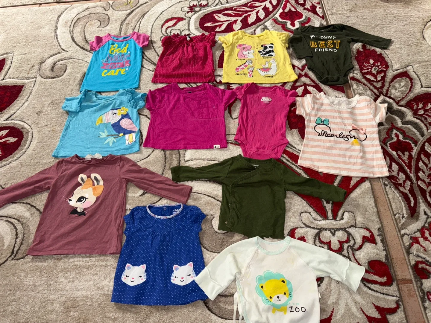 Mixed Baby Clothes Bundle 60 pcs Clothes – $5 each image indicator(4)