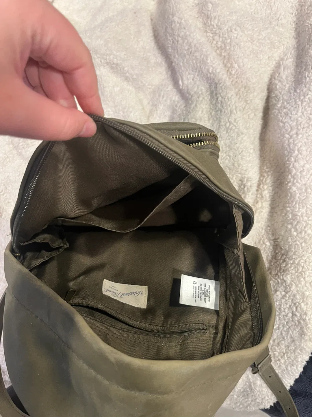 Universal Thread Olive Green Mini Backpack image indicator(3)