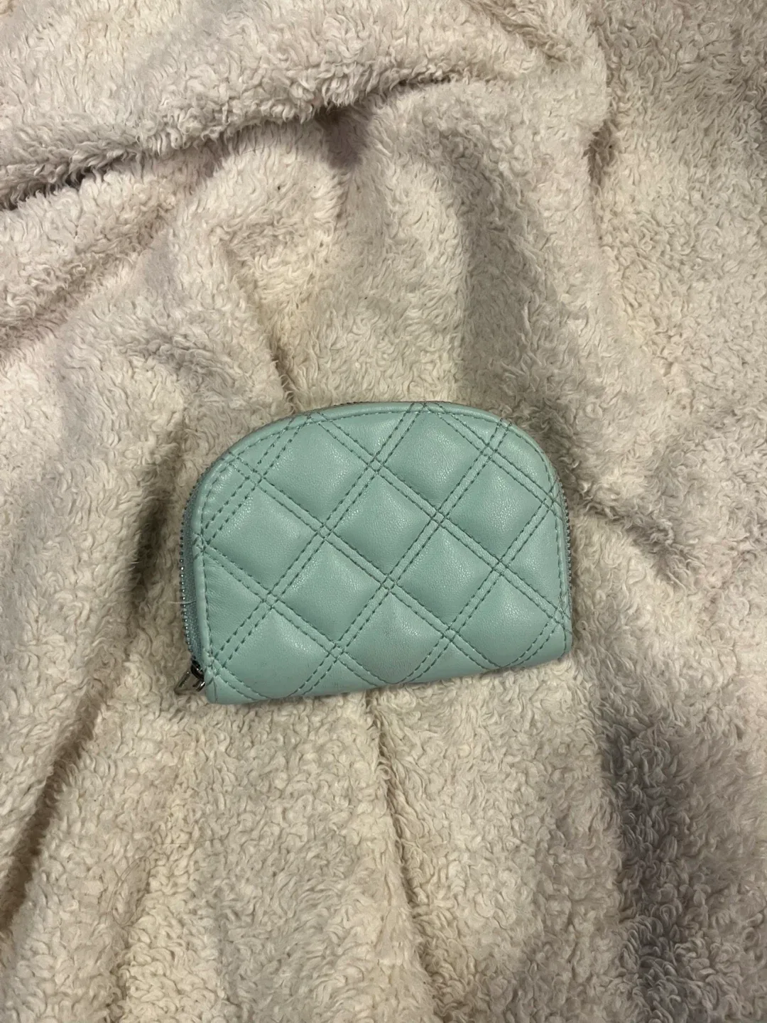 Claire's Mint Green Quilted Wallet image indicator(3)