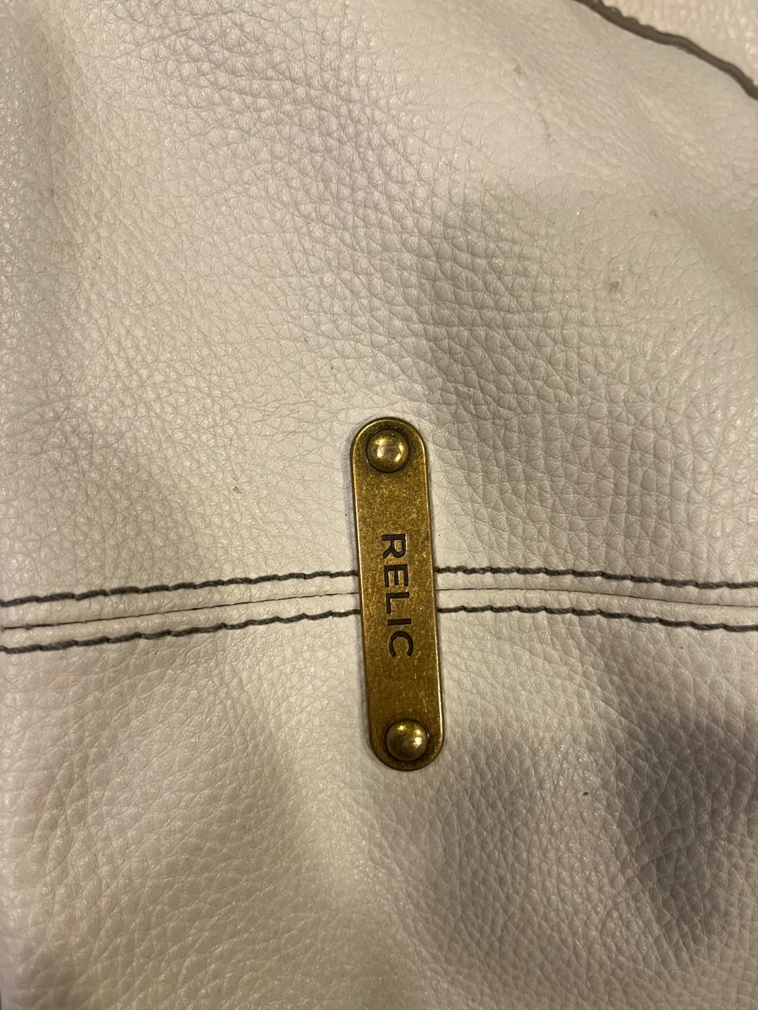 Relic Off-White Leather Purse - photo 4
