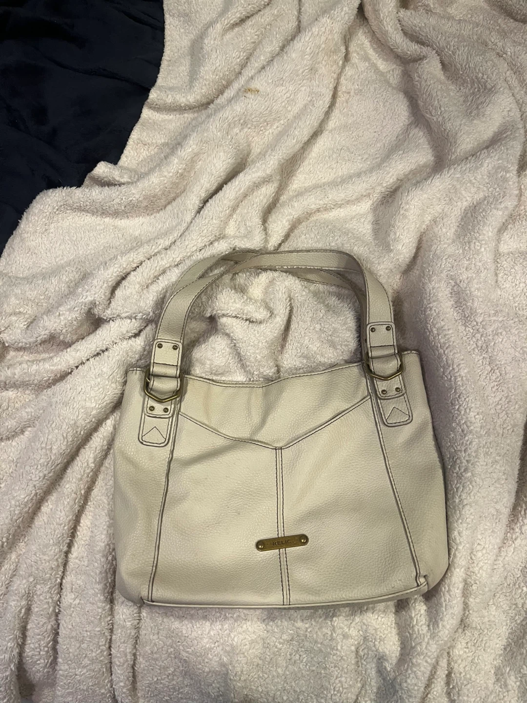 Relic Off-White Leather Purse