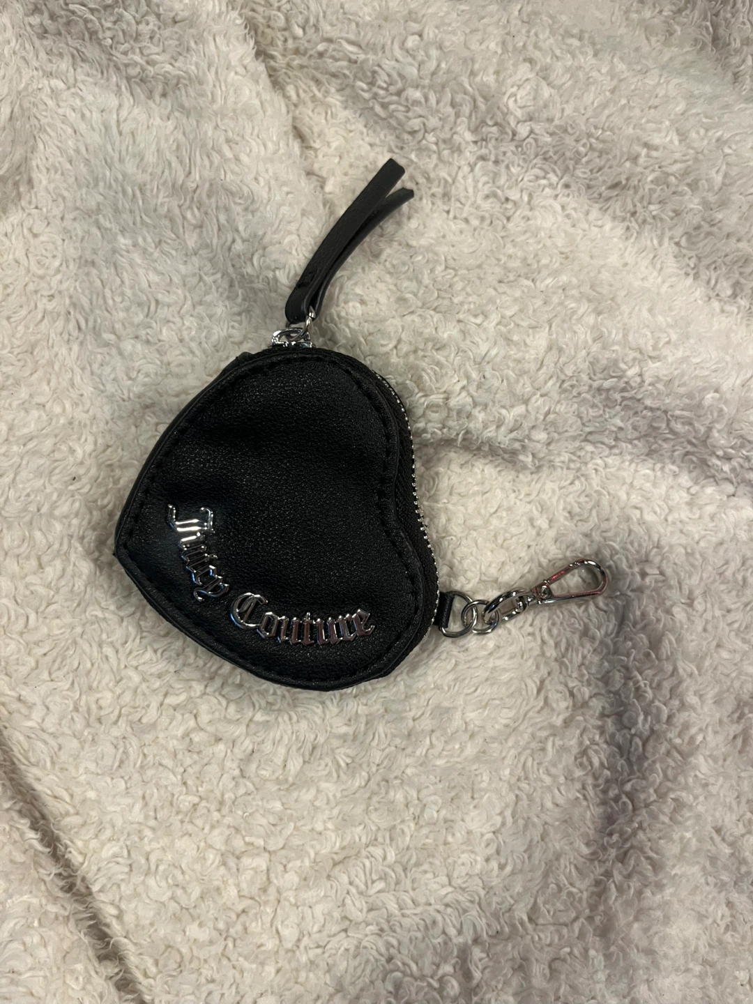 Juicy Couture Black Mini Tote Bag with Heart Coin Purse - photo 3