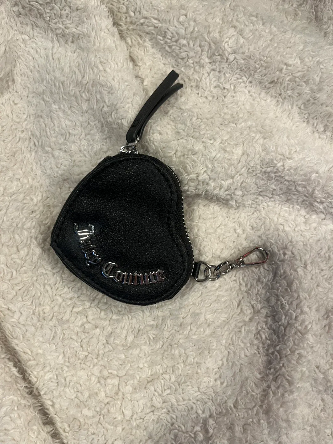 Juicy Couture Black Mini Tote Bag with Heart Coin Purse image indicator(3)