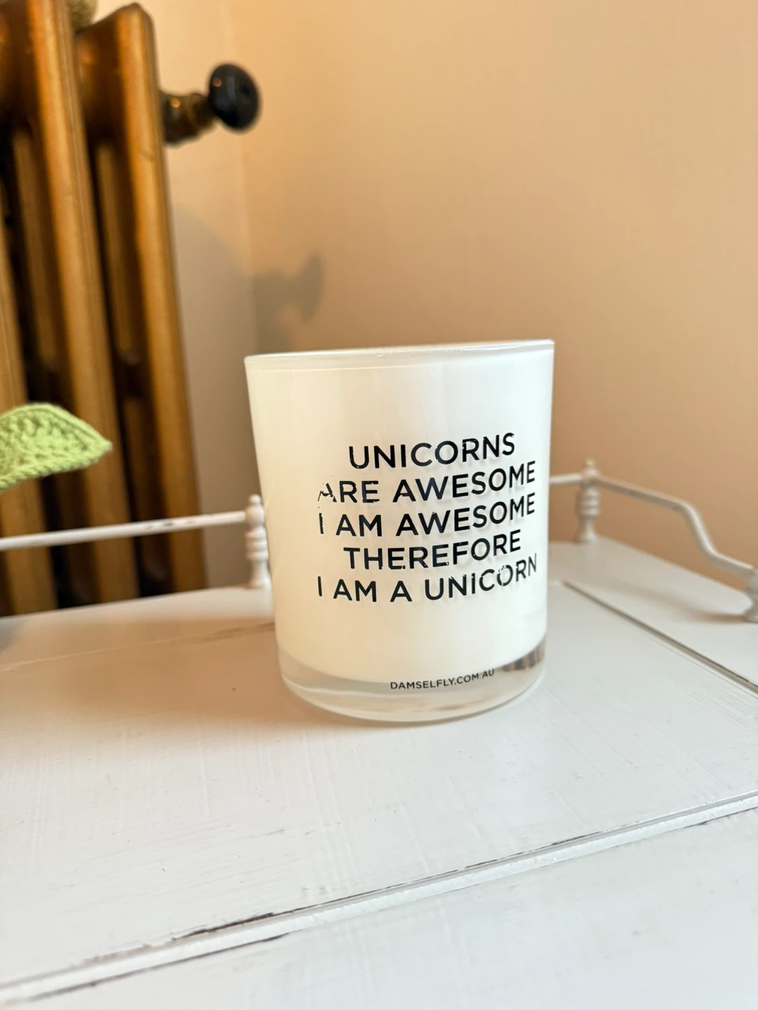 🧡 ‘Unicorns Are Awesome' glass jar