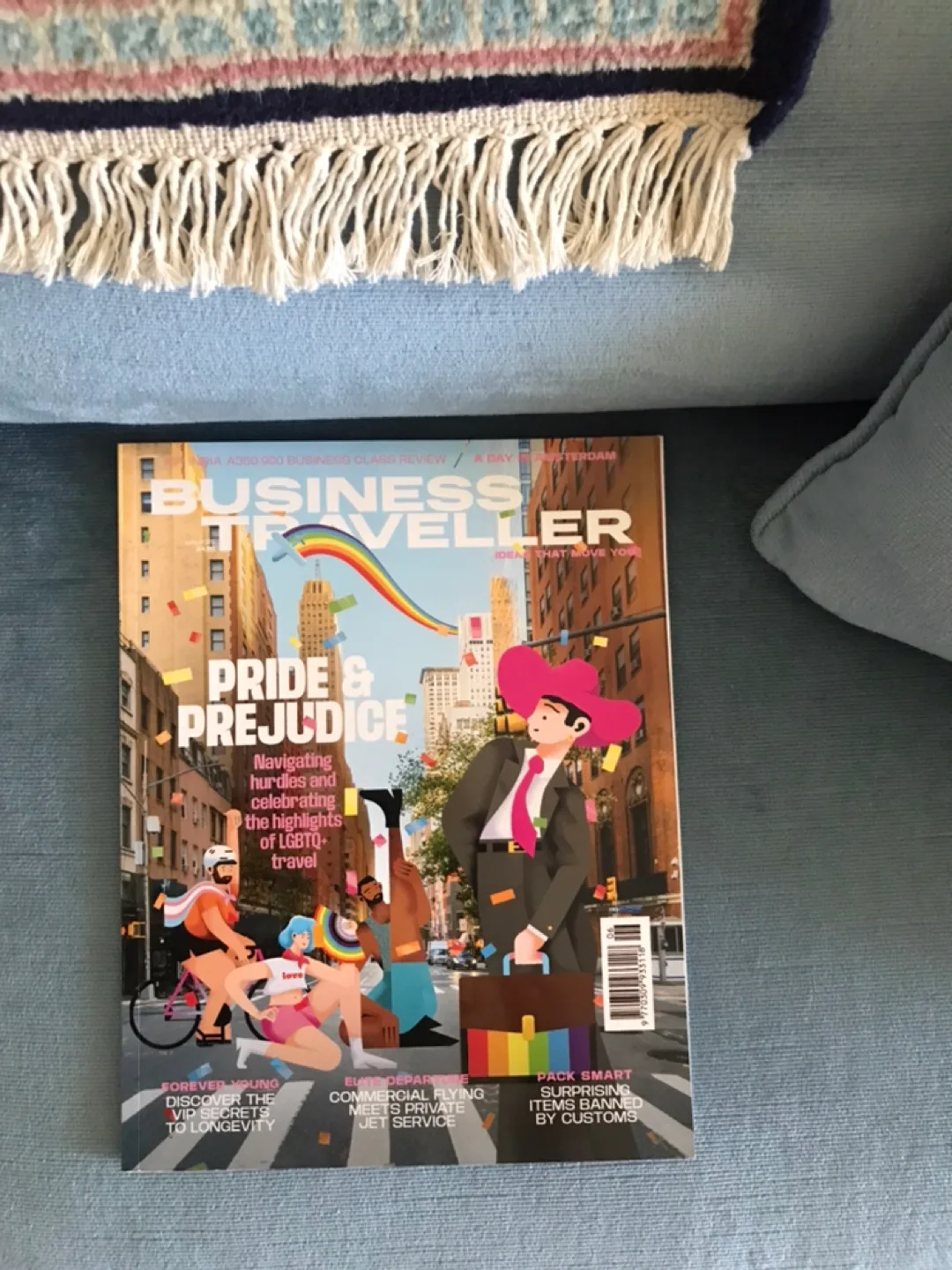 Rainbow Sunglasses+Pride Business Travel Mag+Large Fan image indicator(2)