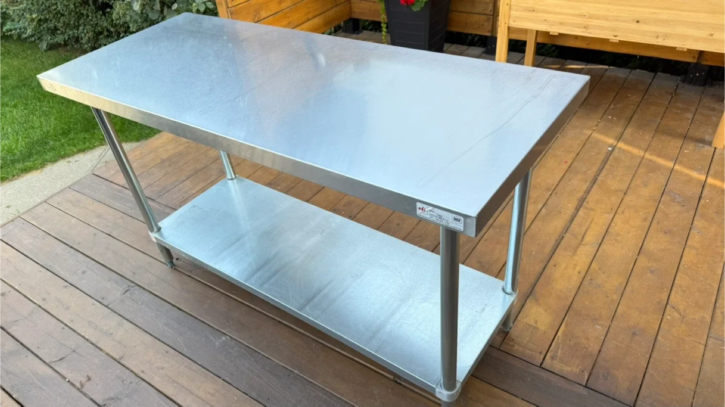 EFI Sales T2460 Stainless Steel Table - 60" x 26"