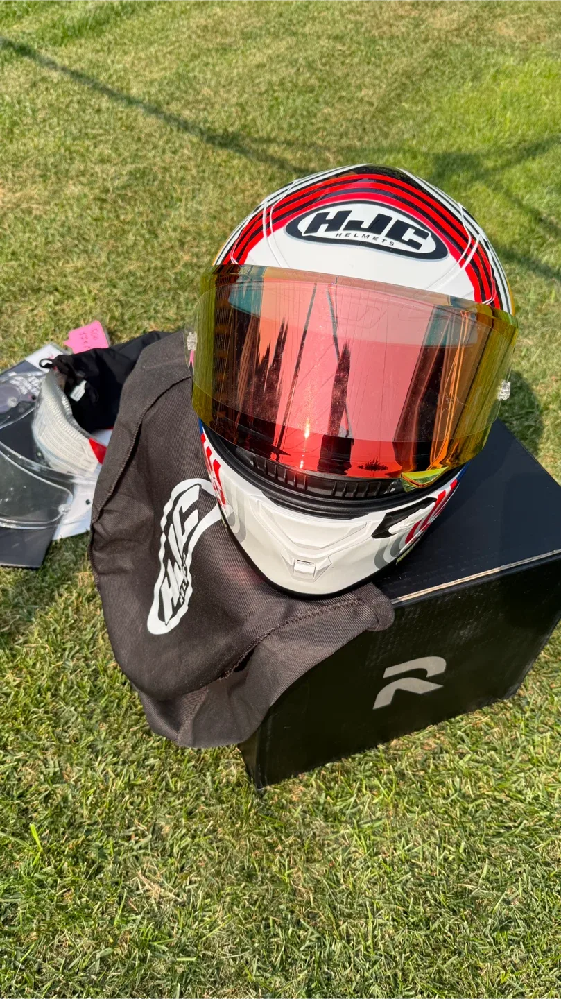 HJC RPHA 11 Red Bull Helmet Size M image indicator(2)