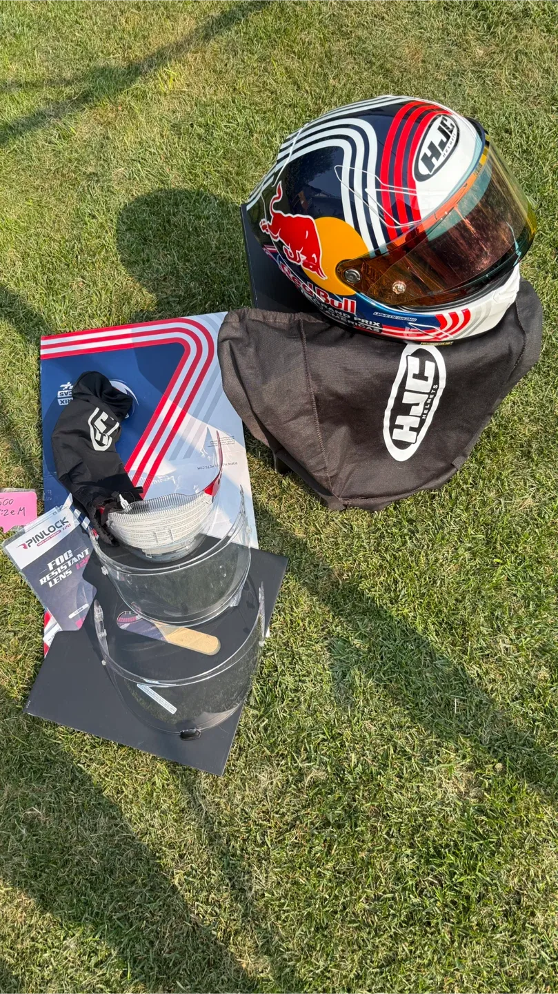 HJC RPHA 11 Red Bull Helmet Size M image indicator(5)