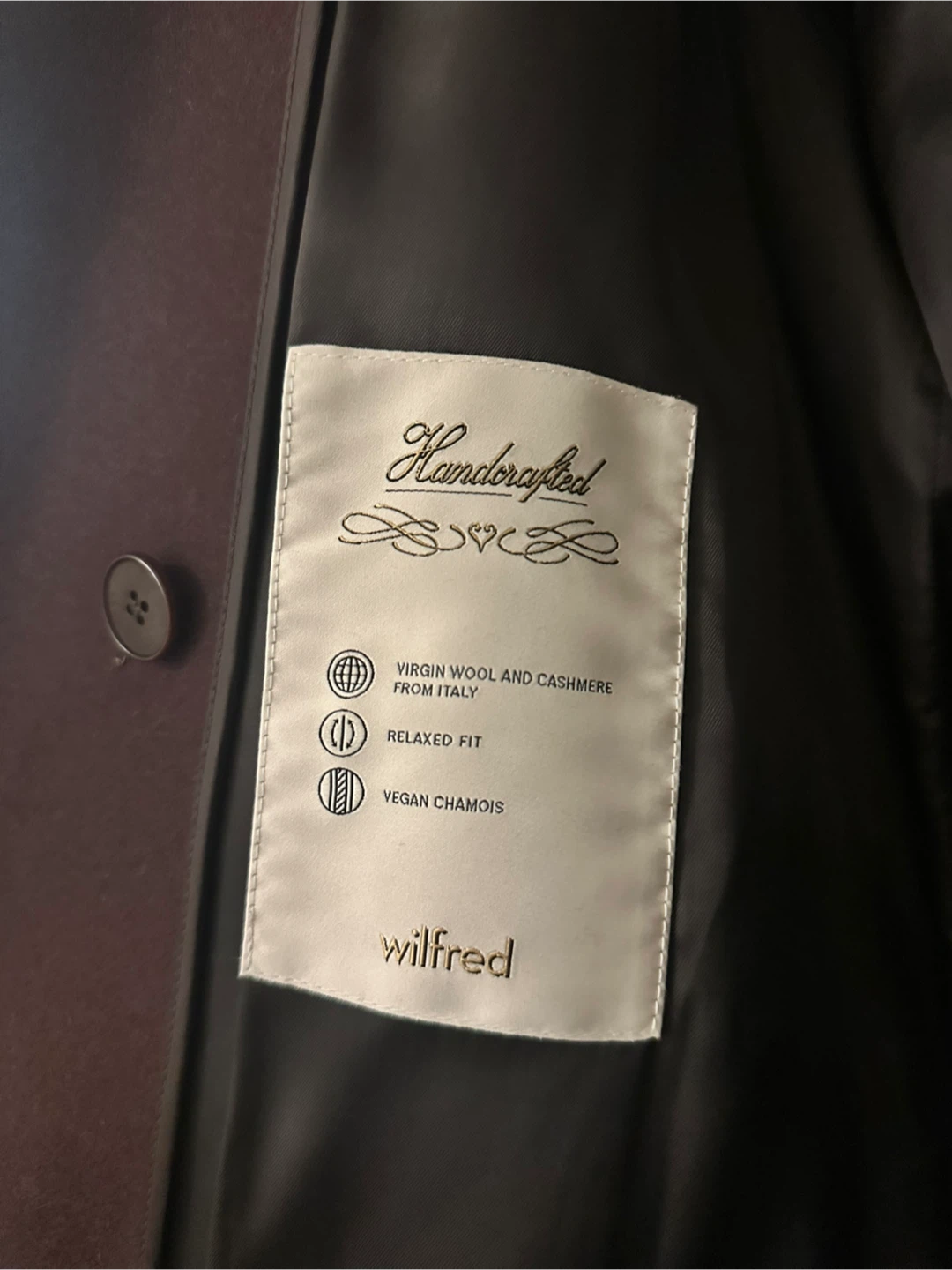 Aritzia Wilfred Symphony Virgin Wool & Cashmere Coat - photo 5