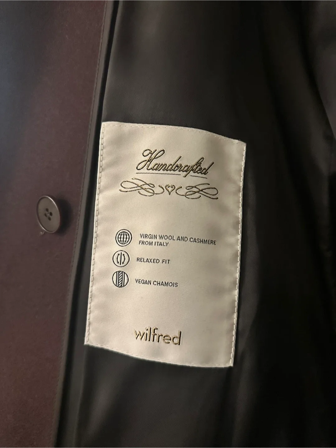 Aritzia Wilfred Symphony Virgin Wool & Cashmere Coat image indicator(5)