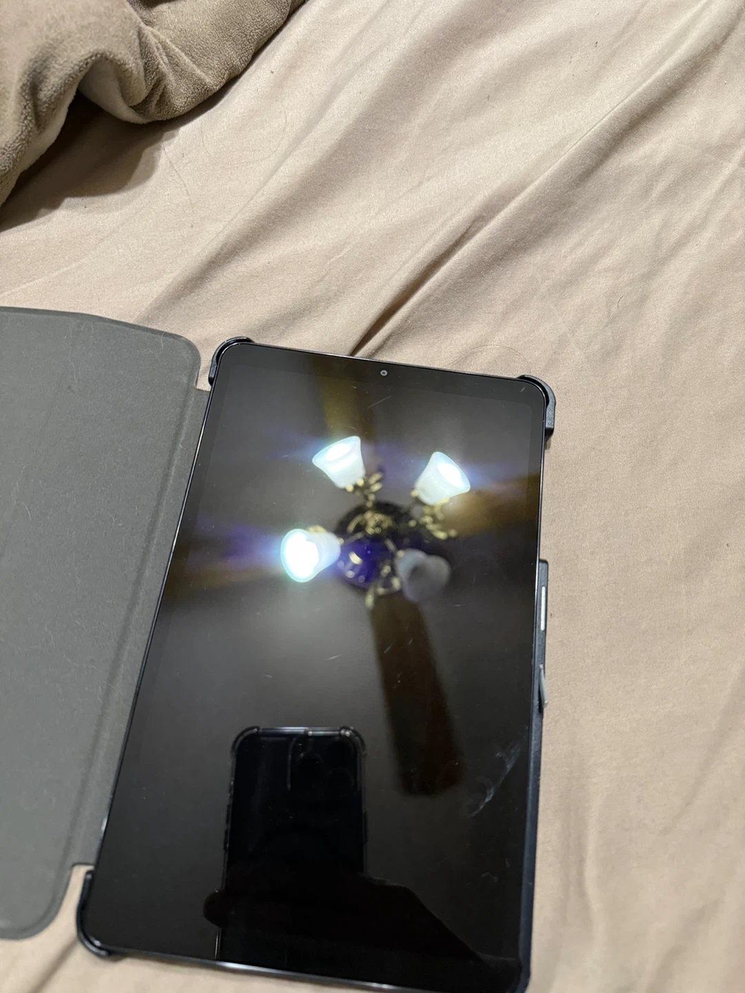 Samsung Tablet with Black Case