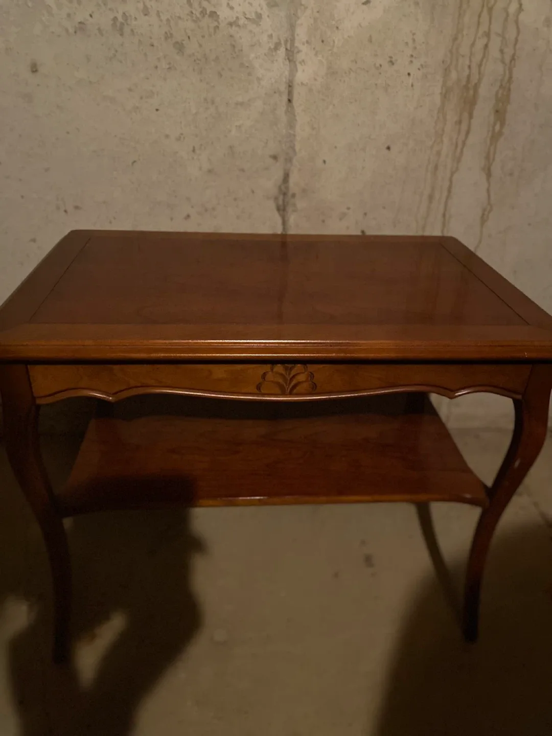 Vintage Wood Accent Table image indicator(2)