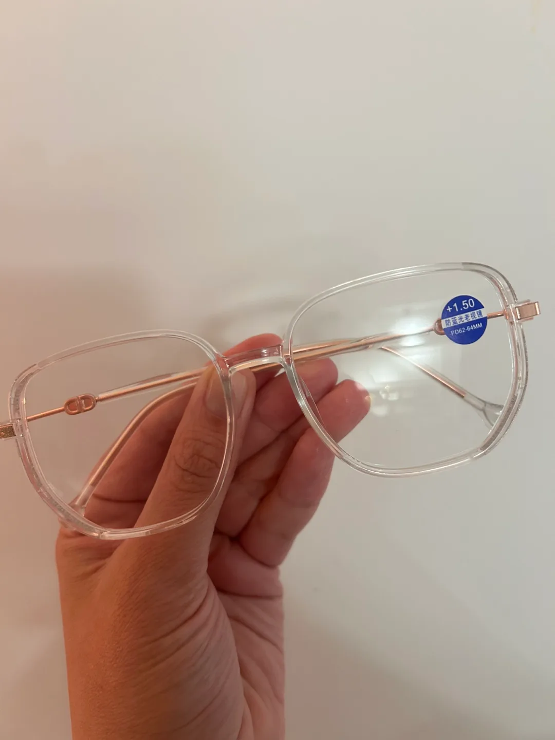 Square Frame Glasses +1.50 thumbnail
