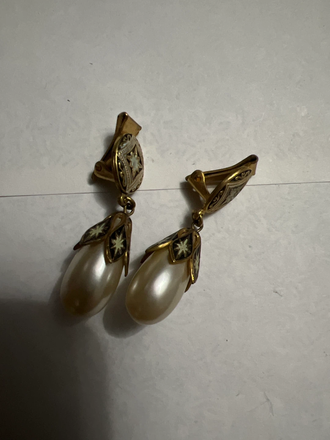Vintage Pearl Drop Earrings